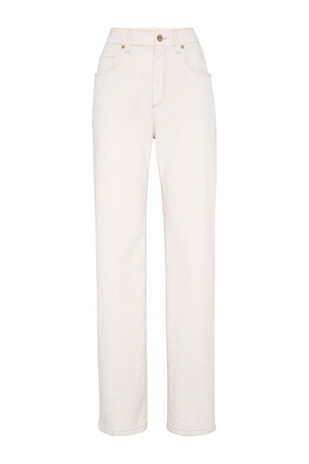 BRUNELLO CUCINELLI - 스커트/팬츠 - 브루넬로 쿠치넬리 여성 청바지 LOOSE FIT JEANS NB30