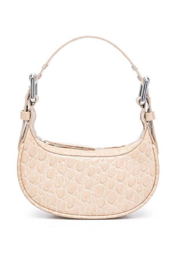 BY FAR - 숄더백 - BY FAR 여성 숄더백 MINI SOHO CROCO EMBOSSED LEATHER SHOULDER BAG NB30