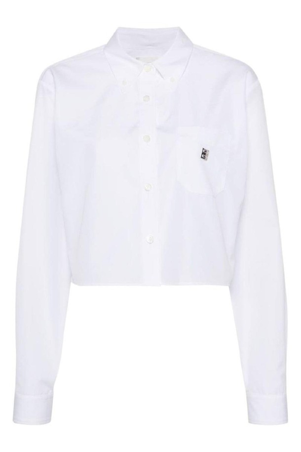 GIVENCHY - 블라우스/셔츠 - 지방시 여성 셔츠 블라우스 LOGO COTTON SHIRT NB30