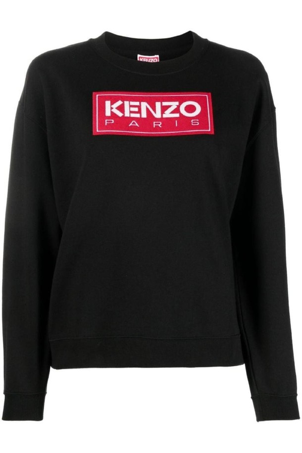 KENZO - 긴팔티셔츠 - 겐조 여성 맨투맨 후드 LOGO COTTON SWEATSHIRT NB30