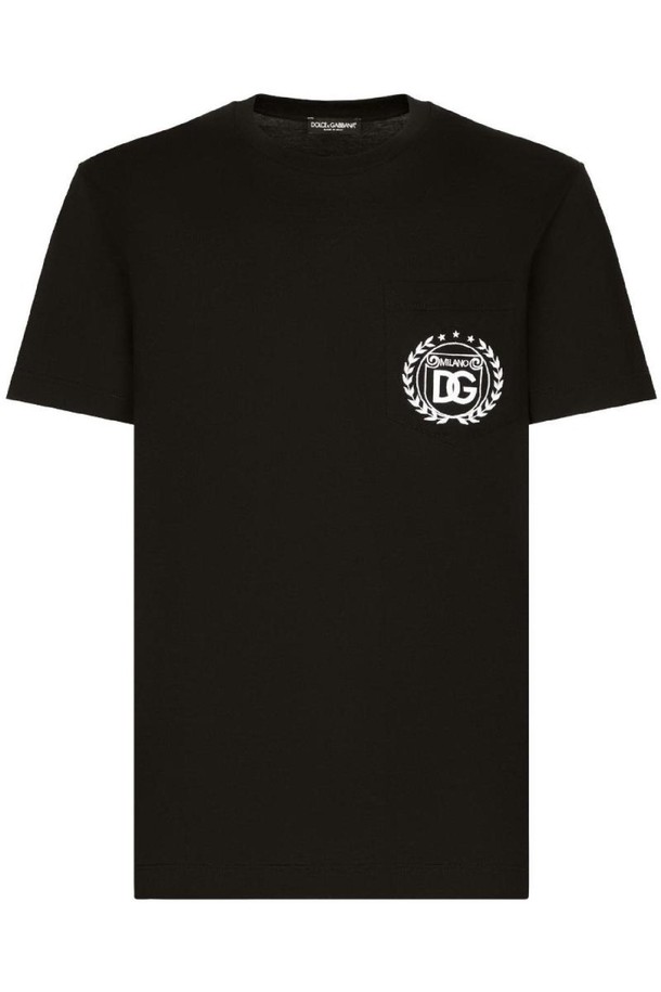 DOLCE & GABBANA - 반팔티셔츠 - 돌체앤가바나 남성 티셔츠 LOGO COTTON T SHIRT NB30