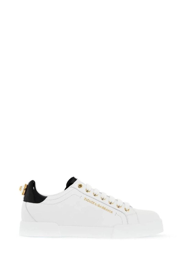 DOLCE & GABBANA - 스니커즈 - 돌체앤가바나 여성 스니커즈 portofino sneakers with pearl NB02