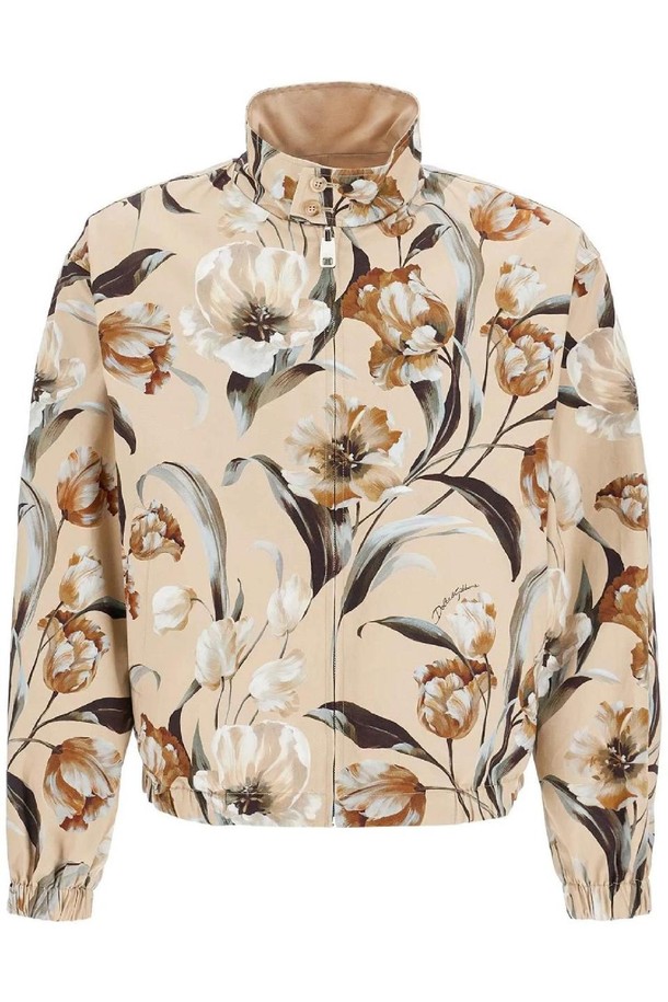 DOLCE & GABBANA - 블루종/점퍼 - 돌체앤가바나 남성 파카 reversible floral print jacket NB02