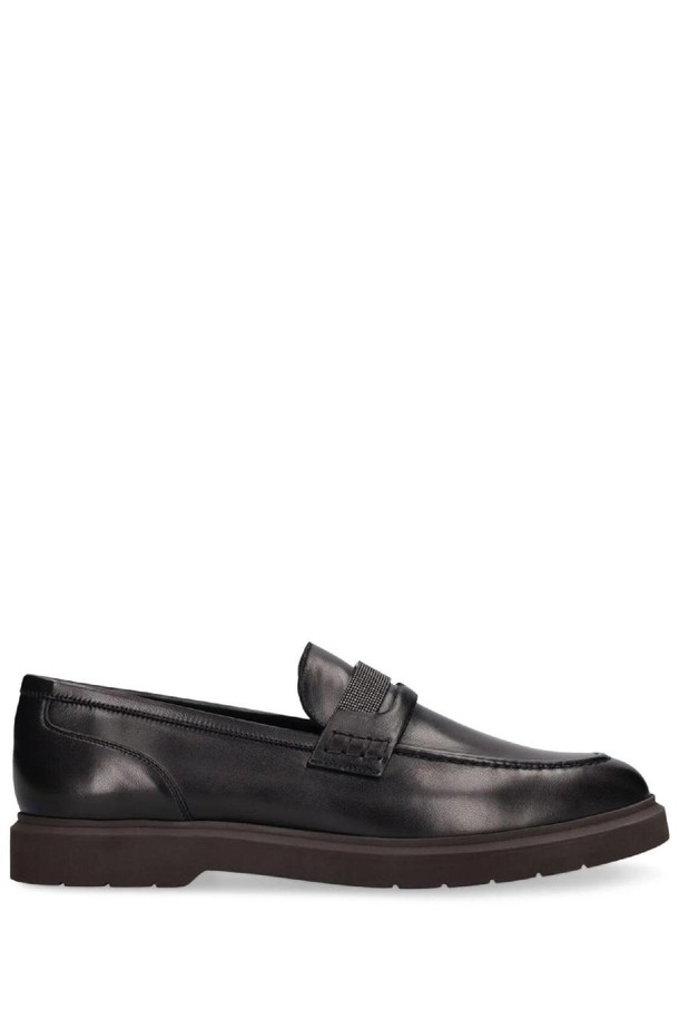 BRUNELLO CUCINELLI - 플랫/로퍼 - 브루넬로 쿠치넬리 여성 로퍼 20mm Leather loafers NB01