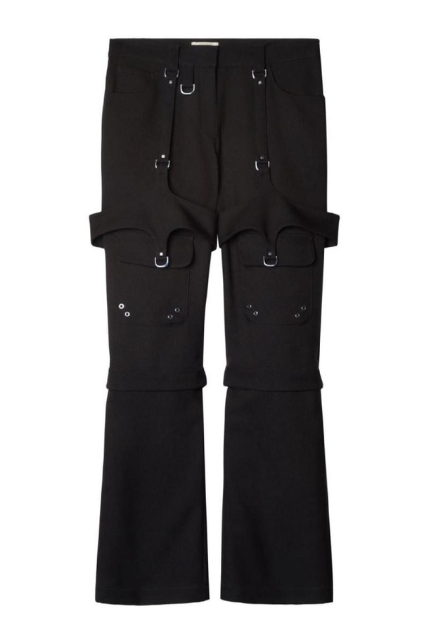 OFF-WHITE - 스커트/팬츠 - 오프화이트 여성 바지 WOOL CARGO TROUSERS NB30