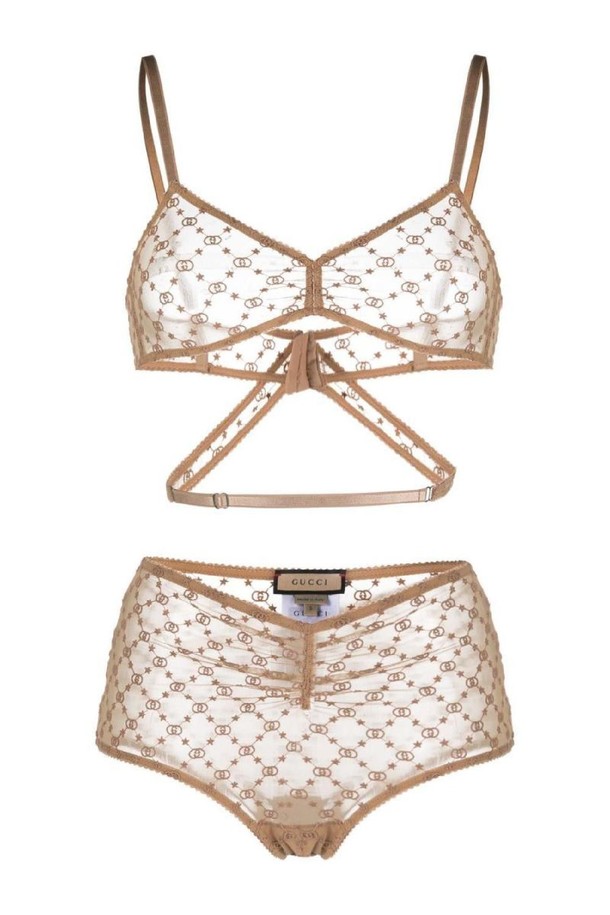 GUCCI - 기타소품 - 구찌 여성 속옷 GG TULLE STARS LINGERIE SET NB30