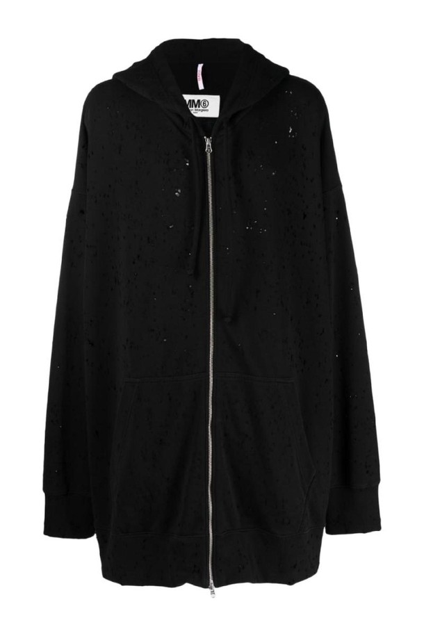 MM6 Maison Margiela - 긴팔티셔츠 - 엠엠식스 메종마르지엘라 남성 맨투맨 후드 COTTON HOODIE NB30