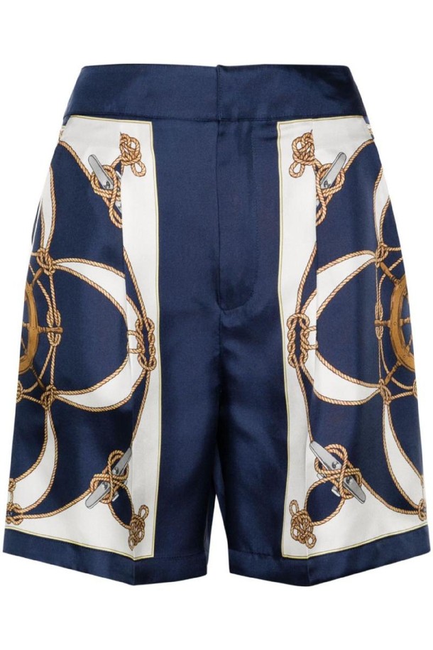 BALLY - 스커트/팬츠 - 발리 여성 바지 PRINTED SILK TROUSERS NB30