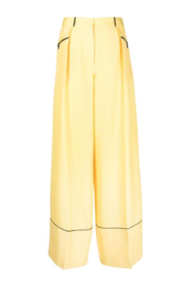 BALLY - 스커트/팬츠 - 발리 여성 바지 SILK WIDE LEG TROUSERS NB30