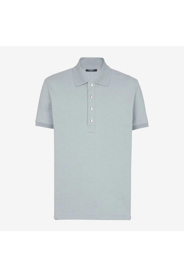 BALMAIN - 반팔티셔츠 - 발망 남성 티셔츠 Balmain Monogram Polo Shirt NB25