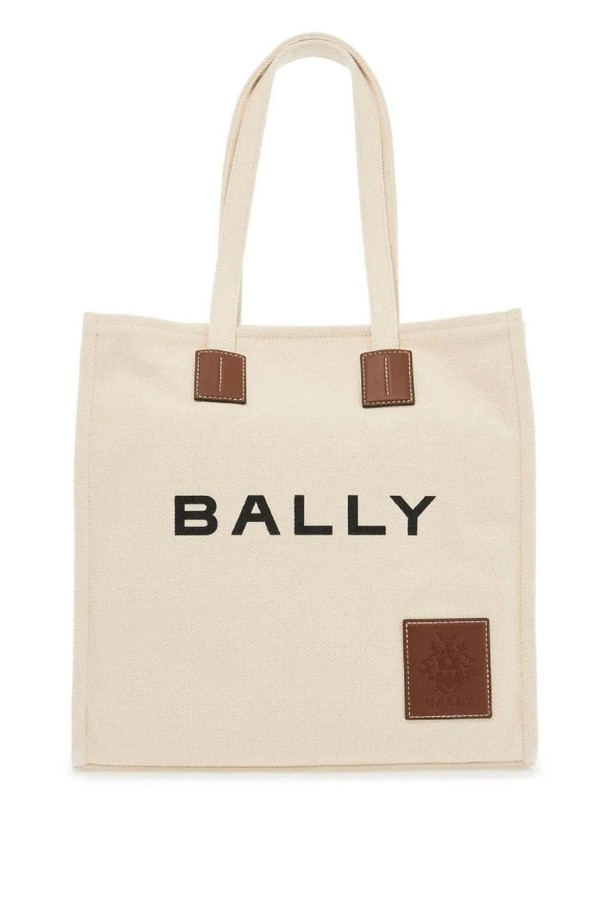 BALLY - 토트백 - 발리 여성 토트백 akelei canvas tote bag with NB02