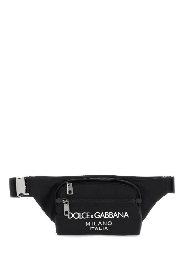 DOLCE & GABBANA - 숄더/크로스백 - 돌체앤가바나 남성 벨트백 nylon beltpack bag with logo NB02