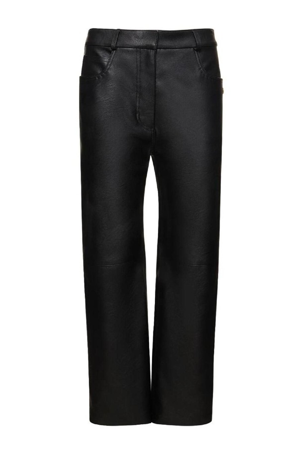 STELLA McCARTNEY - 스커트/팬츠 - 스텔라 맥카트니 여성 레더 팬츠 Faux leather straight pants NB01