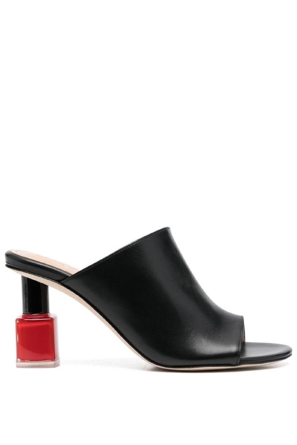 LOEWE - 샌들/뮬/슬리퍼 - 로에베 여성 샌들 LEATHER HEEL MULES NB30