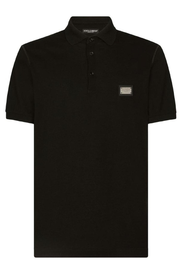 DOLCE & GABBANA - 반팔티셔츠 - 돌체앤가바나 남성 폴로티 LOGO COTTON POLO SHIRT NB30