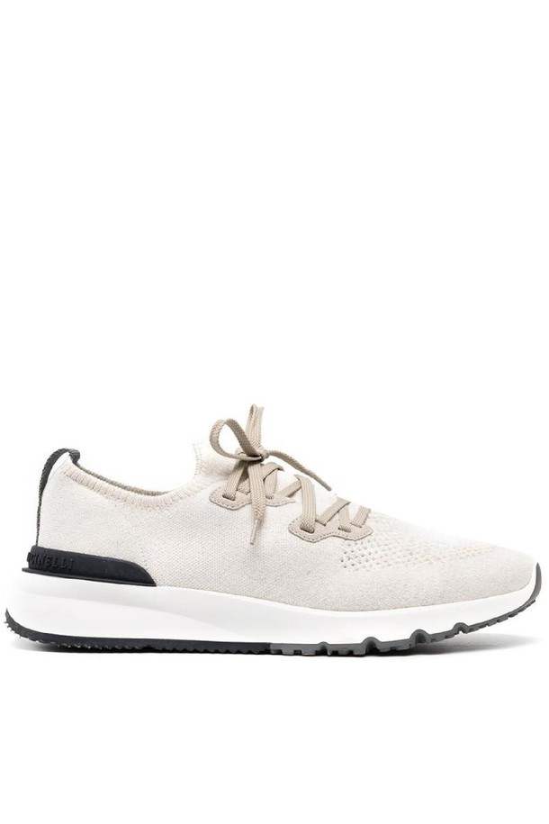 BRUNELLO CUCINELLI - 스니커즈 - 브루넬로 쿠치넬리 남성 스니커즈 COTTON SNEAKERS NB30