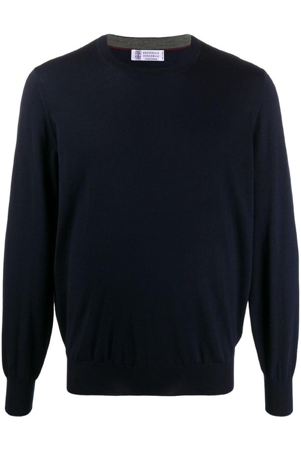 BRUNELLO CUCINELLI - 니트/가디건 - 브루넬로 쿠치넬리 남성 스웨터 WOOL CREWNECK SWEATER NB30