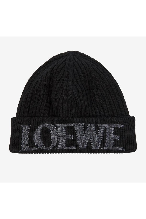 LOEWE - 모자 - 로에베 남성 모자 Loewe Wool Beanie NB25