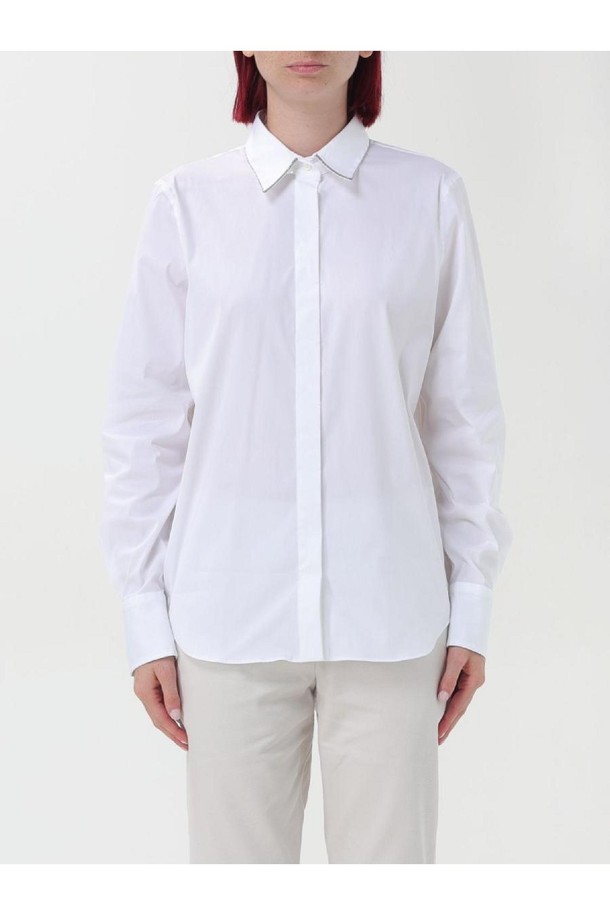 BRUNELLO CUCINELLI - 블라우스/셔츠 - 브루넬로 쿠치넬리 여성 셔츠 Womans Shirt Brunello Cucinelli NB03