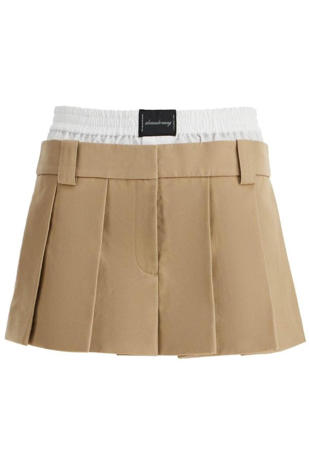 ALEXANDER WANG  - 스커트/팬츠 - 알렉산더왕 여성 숏팬츠 skort with boxer insert NB02