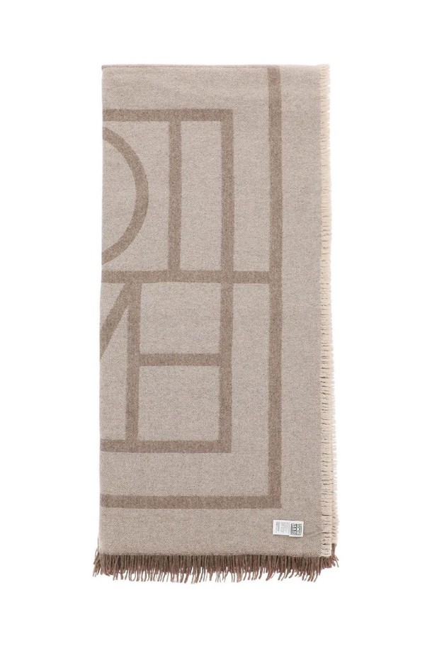 TOTEME - 스카프/머플러 - 토템 여성 스카프 cashmere blend monogram scarf NB02