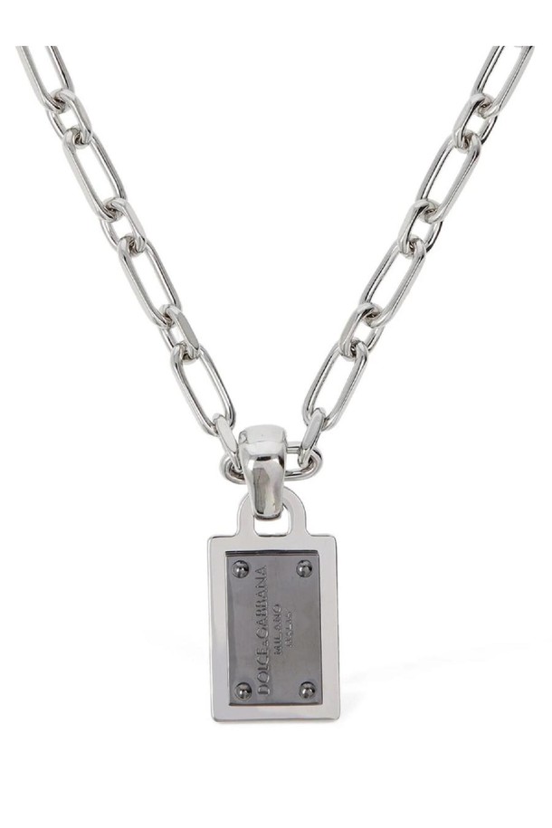 DOLCE & GABBANA - 기타소품 - 돌체앤가바나 남성 목걸이 DG logo tag necklace NB01