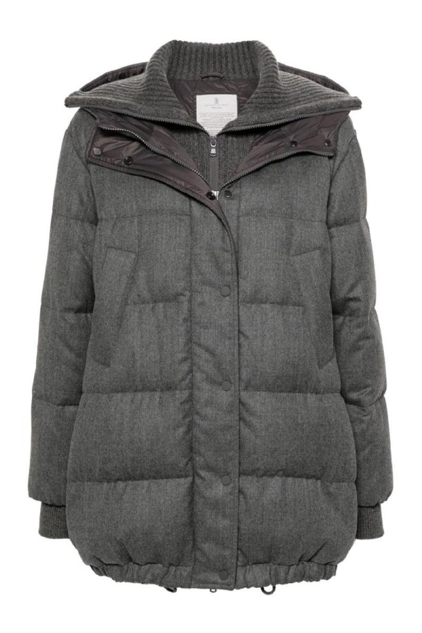 BRUNELLO CUCINELLI - 다운/패딩 - 브루넬로 쿠치넬리 여성 자켓 WOOL DOWN JACKET NB30