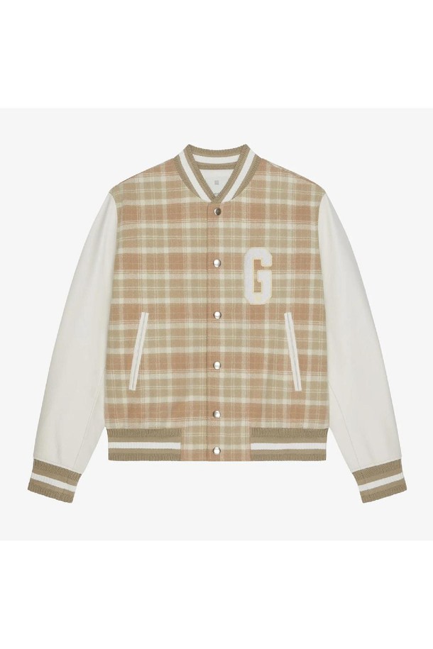 GIVENCHY - 자켓/점퍼 - 지방시 남성 자켓 Givenchy Checked Varsity Jacket NB25