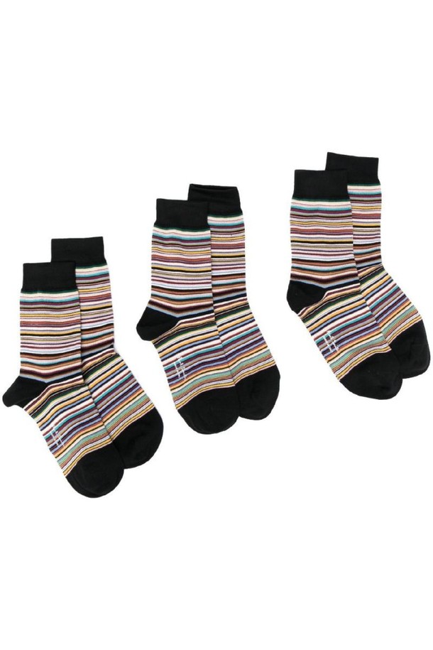 Paul Smith - 양말 - 폴스미스 여성 양말 SIGNATURE STRIPE SOCKS NB30