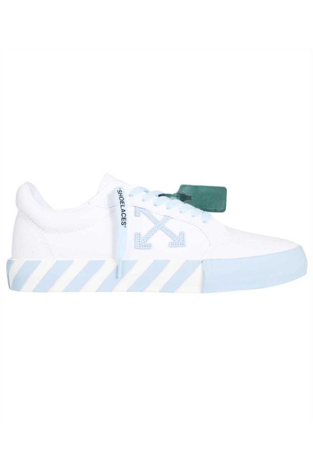 OFF-WHITE - 스니커즈 - 오프화이트 남성 스니커즈 Off White OMIA085C99FAB001 LOW VULCANIZED CANVAS Sneakers   White NB24