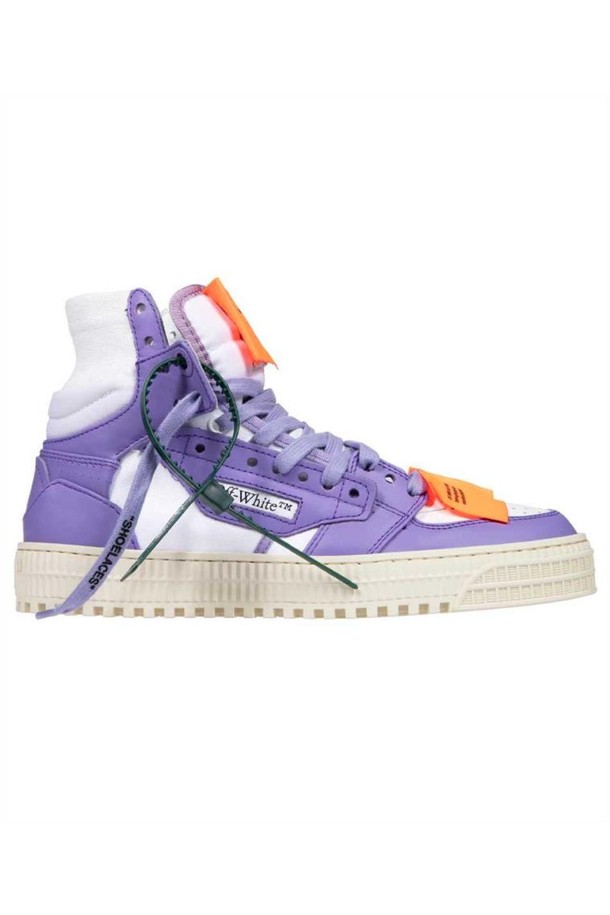 OFF-WHITE - 스니커즈 - 오프화이트 여성 스니커즈 Off White OWIA112S23LEA001 3 0 OFF COURT LEATHER Sneakers   Purple NB24