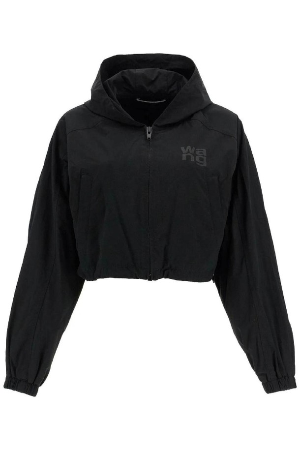 ALEXANDER WANG  - 자켓/점퍼 - 알렉산더왕 여성 자켓 cropped hooded jacket with NB02