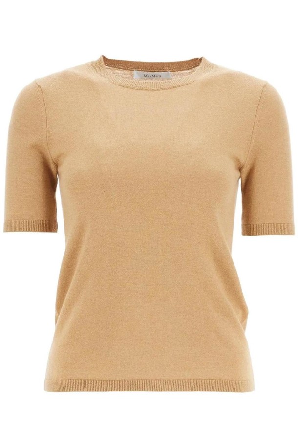 MAX MARA - 반팔티셔츠 - 막스마라 여성 티셔츠 short sleeved knit top warren NB02