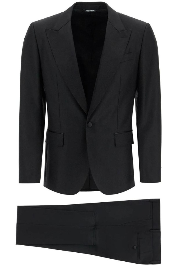 DOLCE & GABBANA - 수트/블레이저자켓 - 돌체앤가바나 남성 정장 wool and silk tuxedo suit NB02