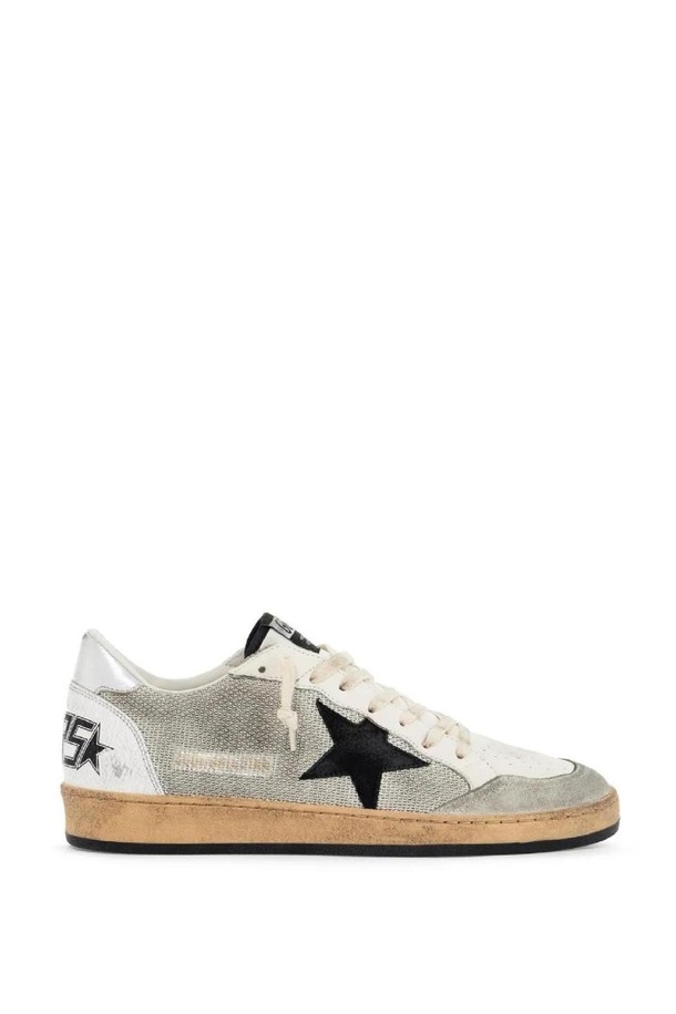 GOLDEN GOOSE  - 스니커즈 - 골든구스 남성 스니커즈 leather and canvas sneakers NB02