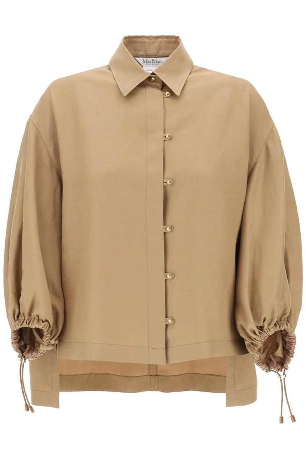 MAX MARA - 블라우스/셔츠 - 막스마라 여성 셔츠 블라우스 maxi linen and silk rodeo shirt NB02