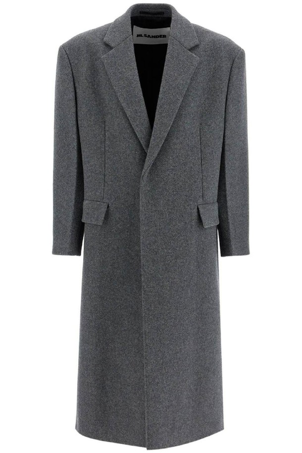 JIL SANDER - 코트 - 질샌더 남성 코트 long felted wool coat NB02