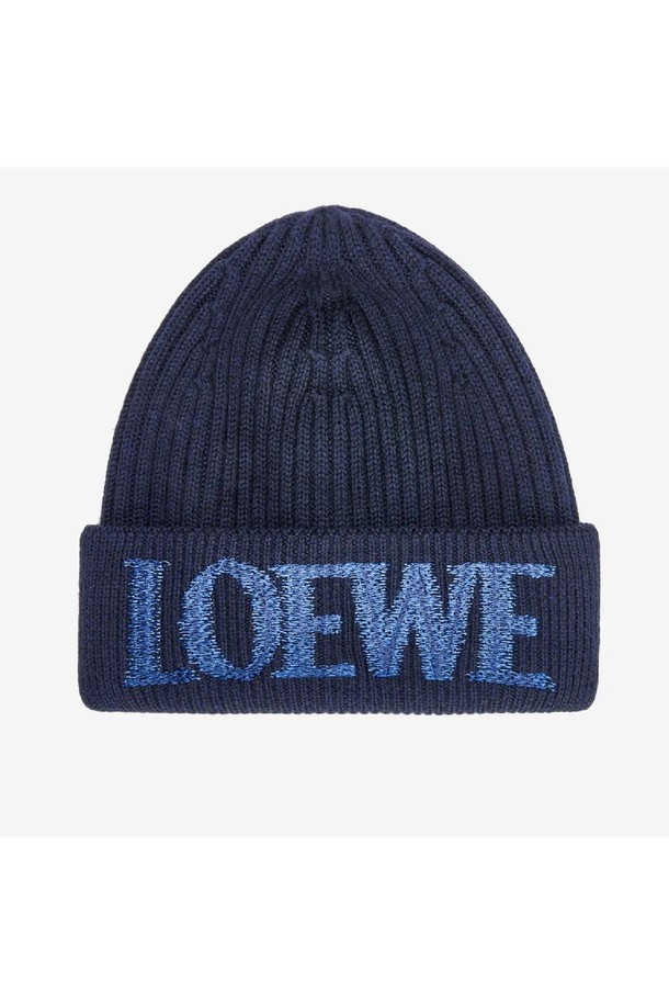 LOEWE - 모자 - 로에베 남성 모자 Loewe Wool Beanie NB25