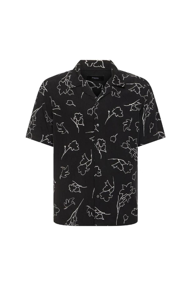 THEORY - 긴팔셔츠 - 띠어리 남성 셔츠 Printed lyocell short sleeve shirt NB01