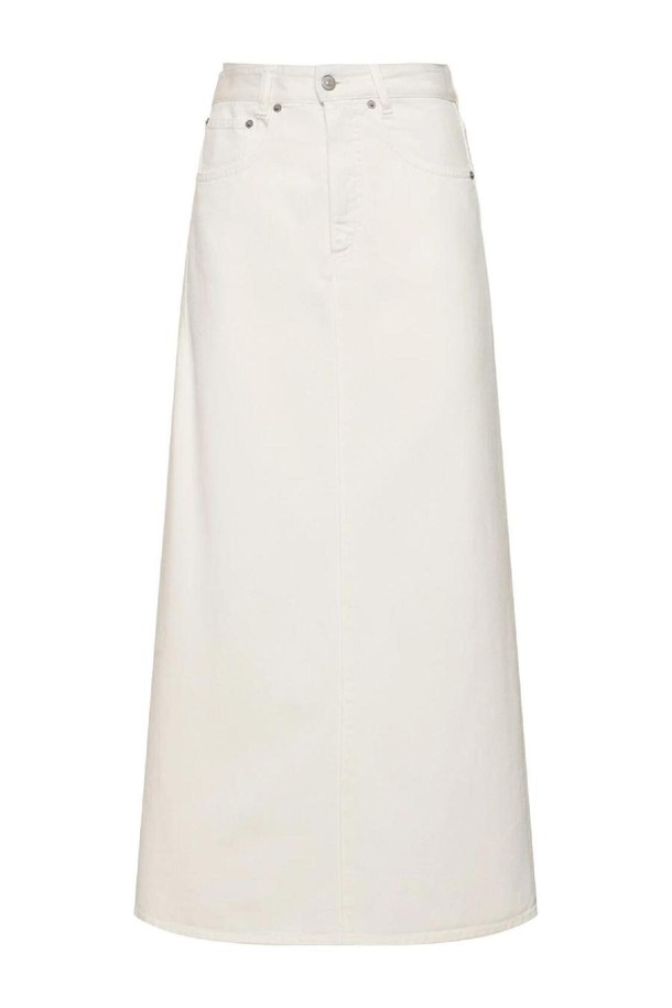 MM6 Maison Margiela - 미디스커트 - 엠엠식스 메종마르지엘라 여성 스커트 Cotton denim midi skirt NB01