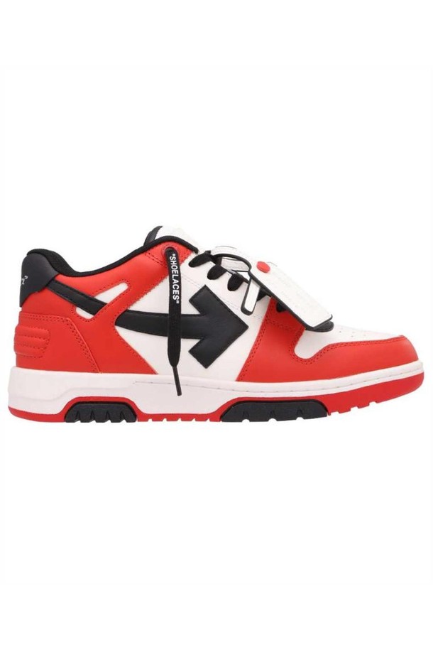 OFF-WHITE - 스니커즈 - 오프화이트 남성 스니커즈 Off White OMIA189C99LEA013 OUT OF OFFICE Sneakers   Red NB24