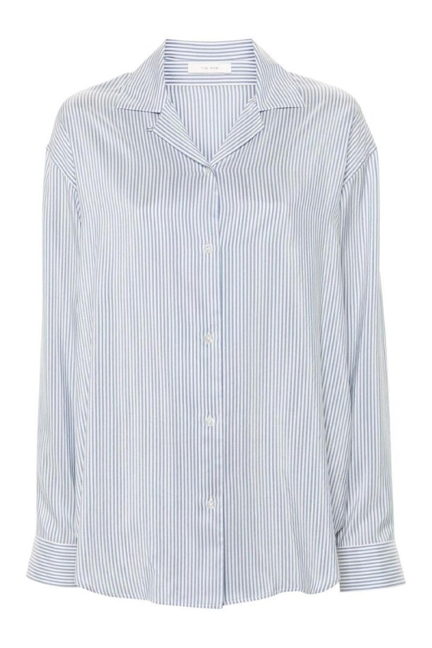 The Row - 셔츠 - 더로우 여성 셔츠 블라우스 VALENE STRIPED SILK SHIRT NB30