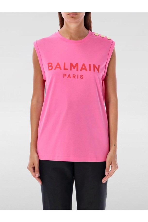 BALMAIN - 반소매 티셔츠 - 발망 여성 티셔츠 Womans T shirt Balmain NB03