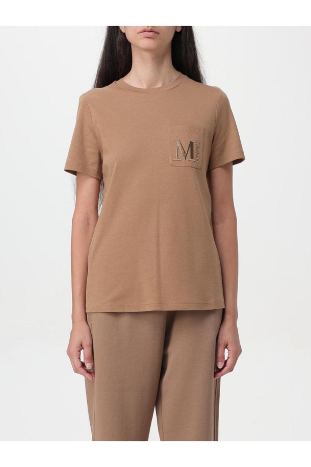 MAX MARA - 반소매 티셔츠 - 막스마라 여성 티셔츠 Womans T shirt Max Mara NB03