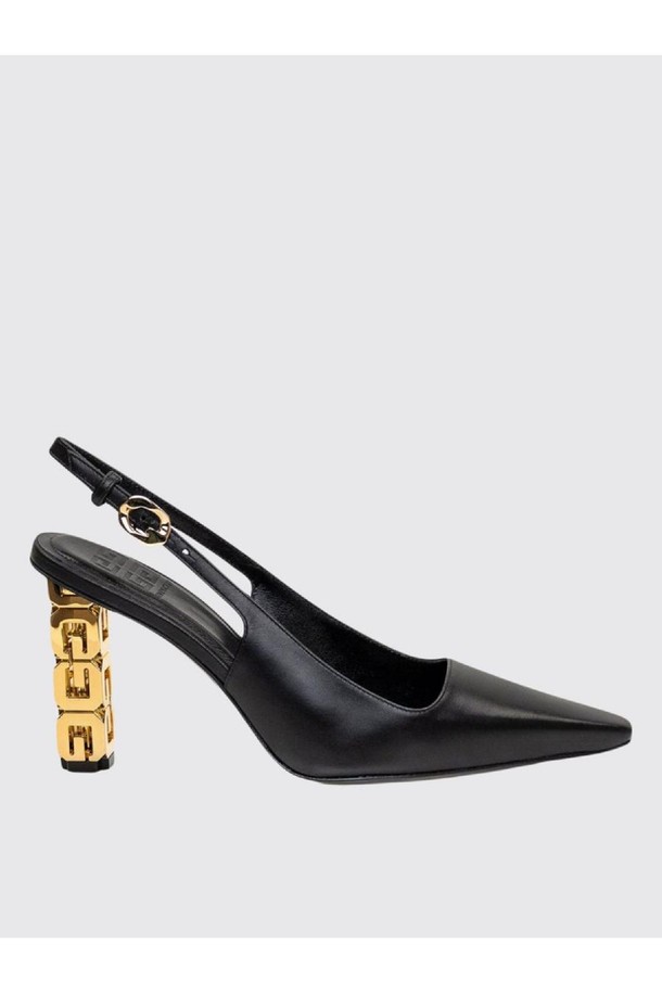 GIVENCHY - 펌프스 - 지방시 여성 힐 Givenchy g cube leather slingbacks NB03