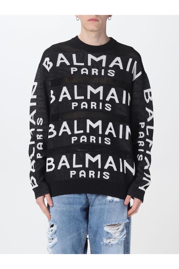 BALMAIN - 스웨터 - 발망 남성 스웨터 Balmain wool pullover NB03