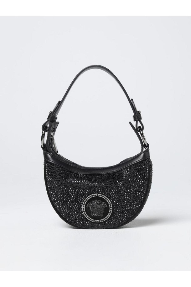 VERSACE - 숄더백 - 베르사체 여성 숄더백 Medusa versace bag in leather with rhinestones NB03