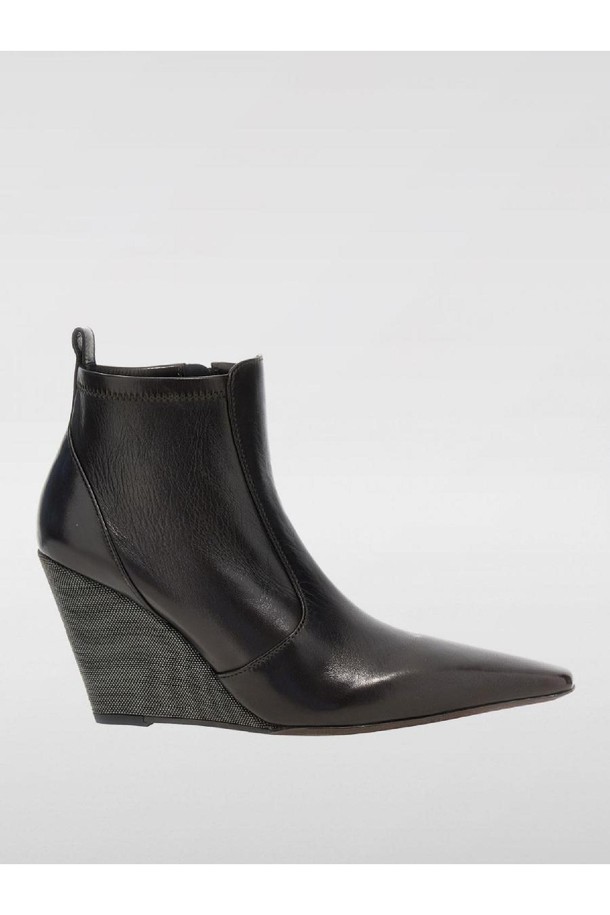 BRUNELLO CUCINELLI - 부츠/워커 - 브루넬로 쿠치넬리 여성 부츠 Womans Flat Ankle Boots Brunello Cucinelli NB03