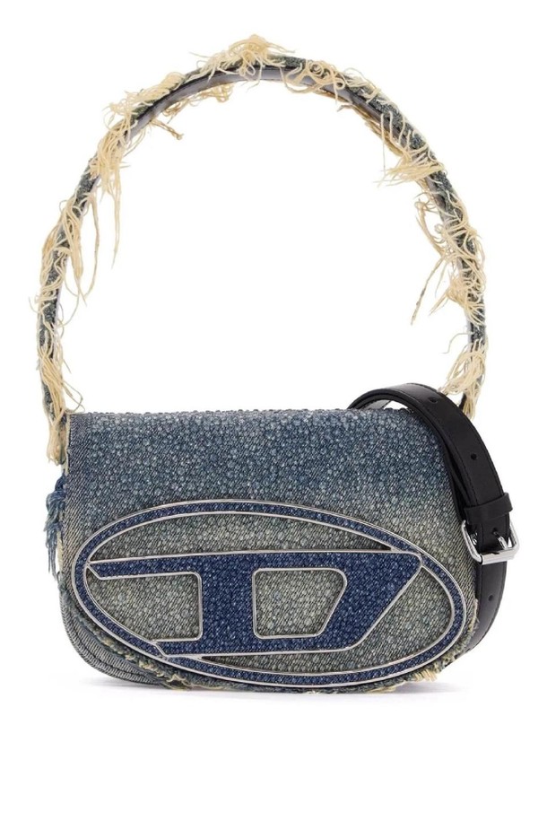 DIESEL - 숄더백 - 디젤 여성 숄더백 1dr denim and crystal shoulder bag NB02