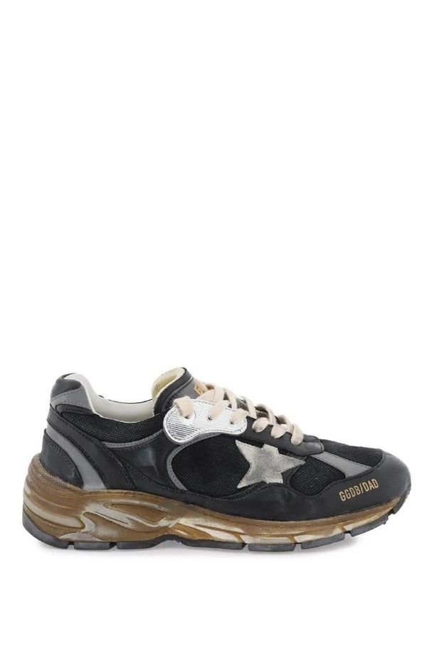 GOLDEN GOOSE  - 스니커즈 - 골든구스 남성 스니커즈 dad star sneakers in mesh and nappa leather NB02